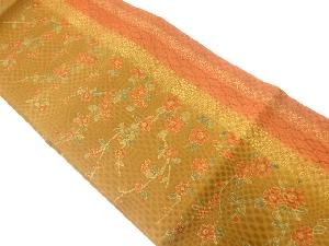 枝花模様全通袋帯